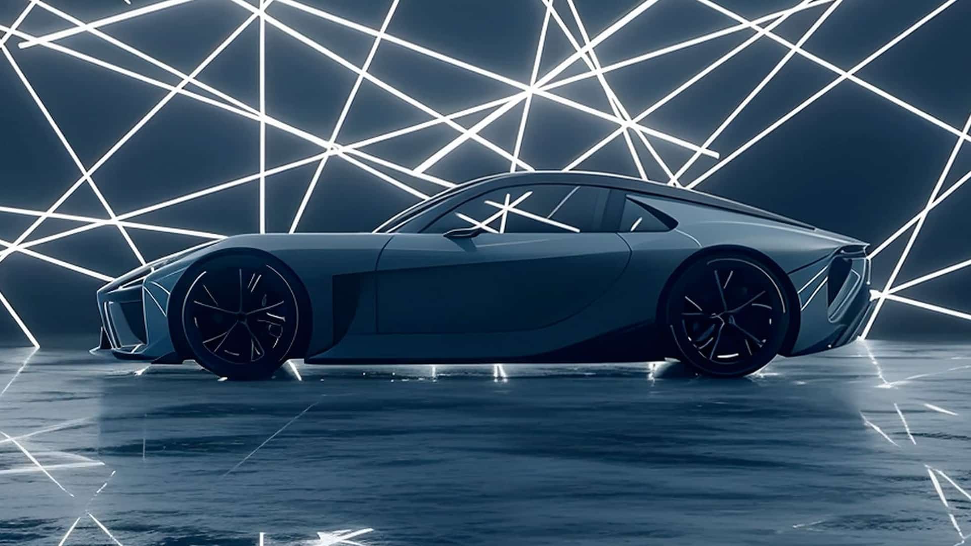 Foto do Lexus LFA Concept, lateral