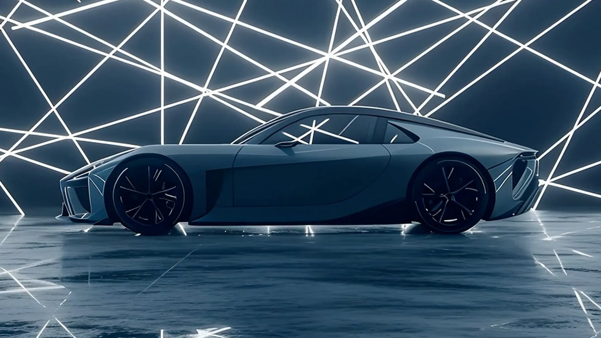 Foto do Lexus LFA Concept, lateral