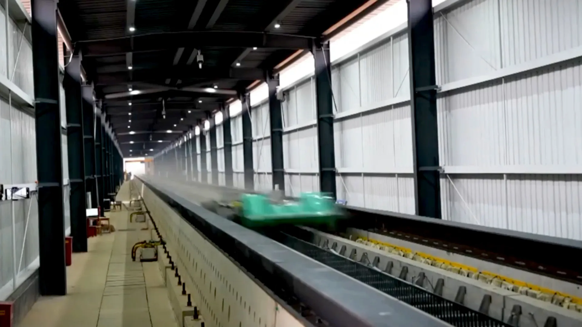 Teste do Maglev Chinês