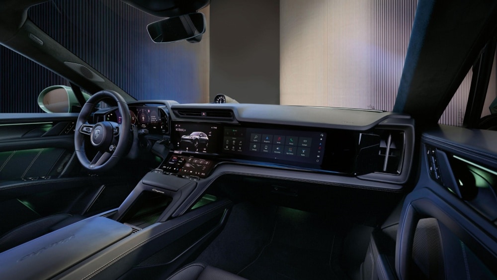 Interior do Porsche Cayenne EV