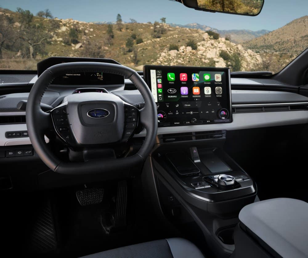 Central multimídia do Subaru Trailseeker