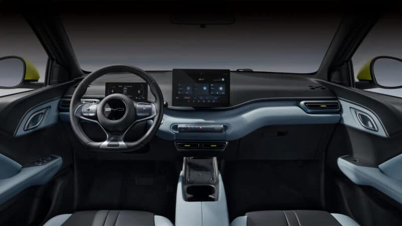 Painel do BYD Dolphin Mini