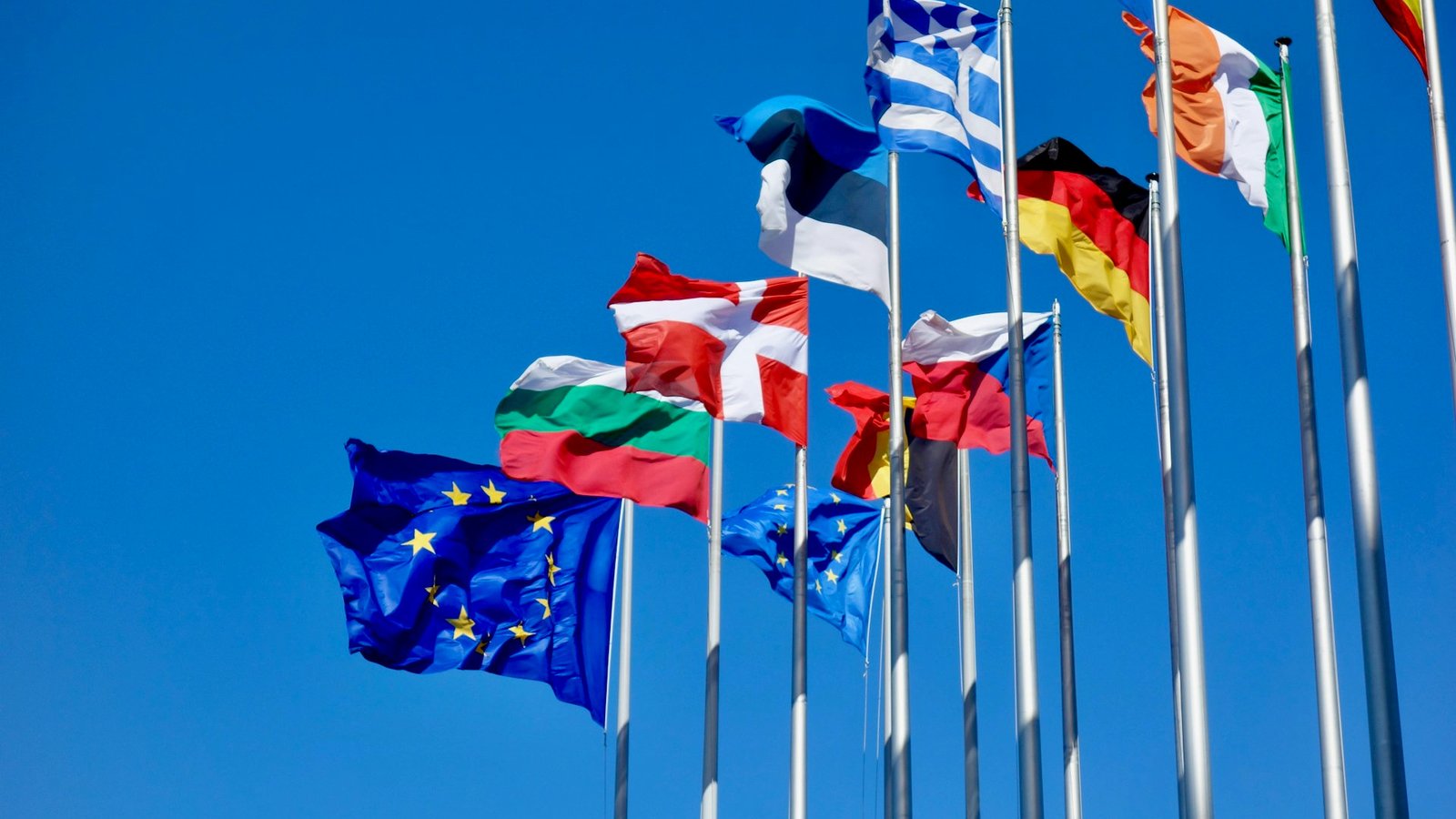 Bandeiras de países da União Europeia