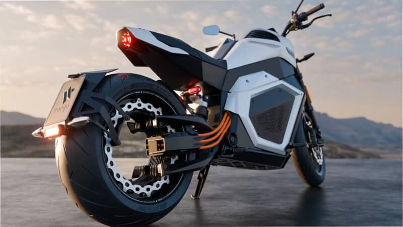 Foto da moto Verge TS Pro, sem cubo traseiro