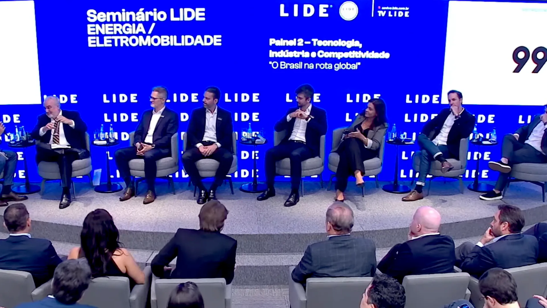 Líderes reunidos no seminário LIDE Energia/.Eletromobilidade em São PAulo, 27/02/2025