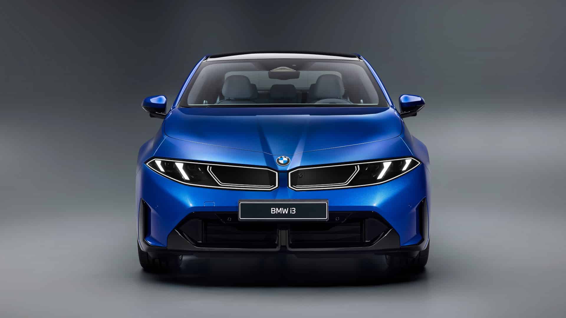 Foto promocional do BMW i3. frente