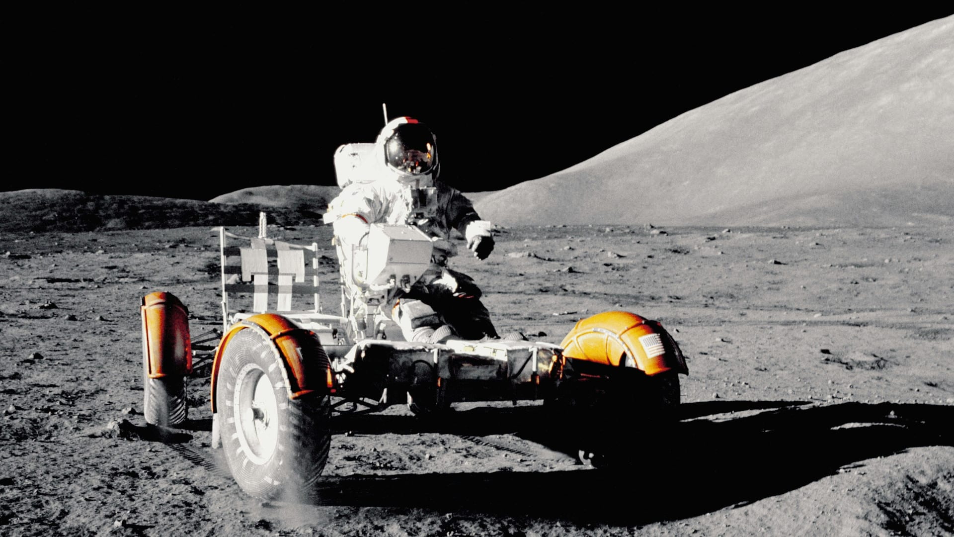 Rover lunar da Nasa em missão nos anos 1970