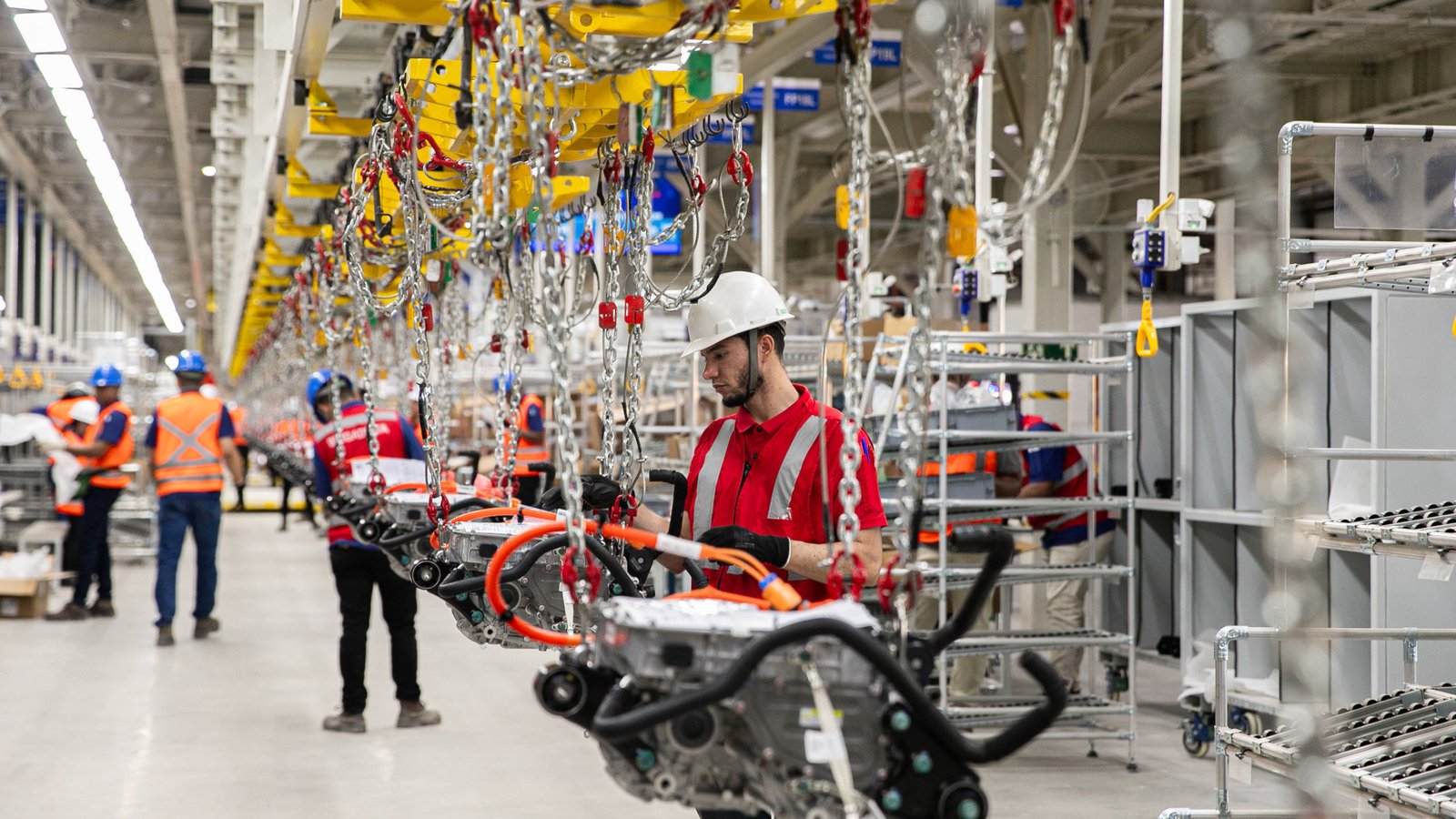Fábrica da BYD em Camaçari, na Bahia