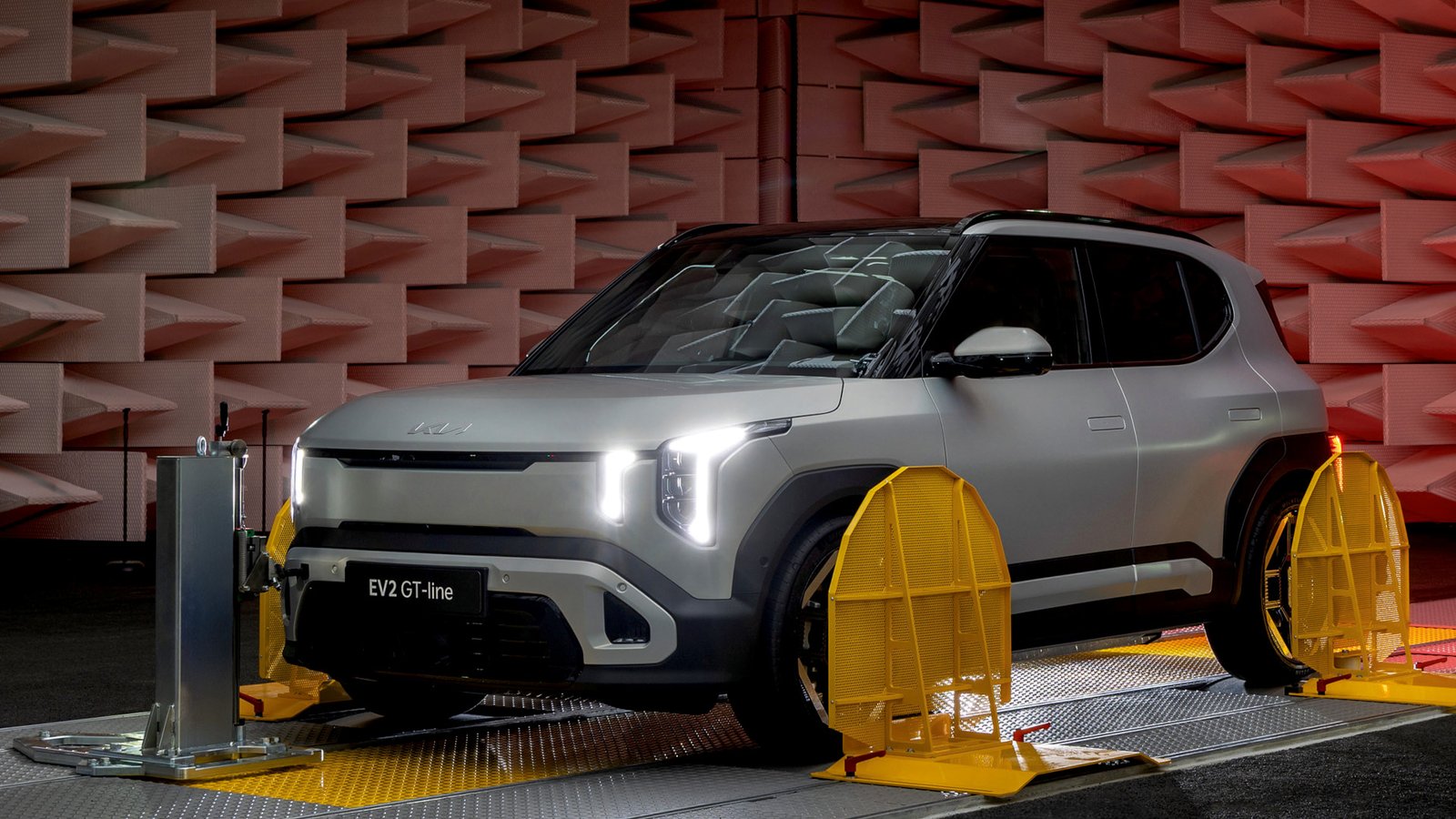 Kia EV2 em teste acustico