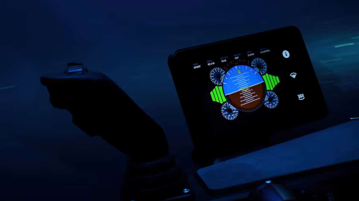 Submarino privado U-Boat Worx SuperSub, vista do piloto