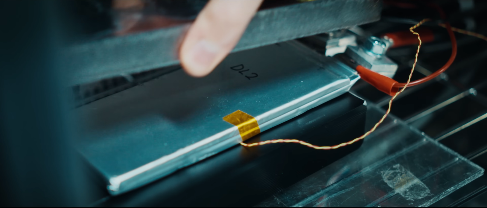 Bateria da Donut Labs sendo testada