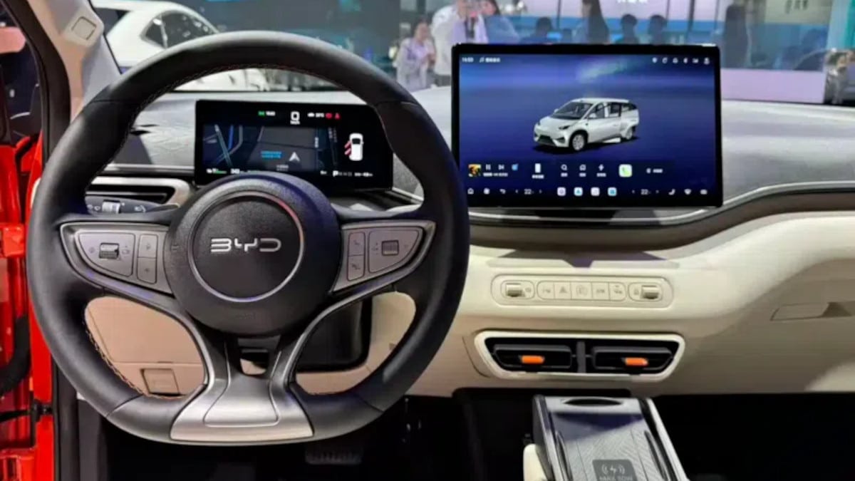 BYD Dolphin Mini 2027, painel