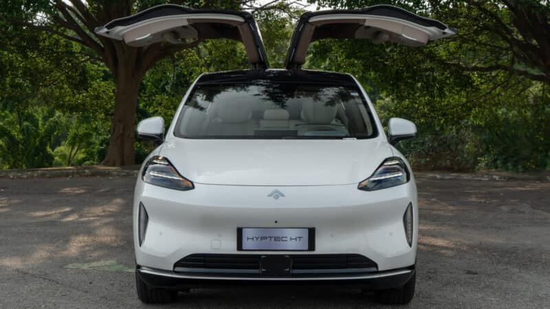 SUV de luxo GAC Hyptec HT, frente
