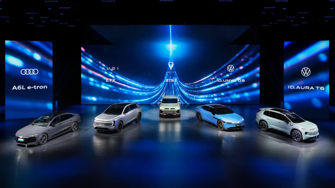 Apresentação dos modelos da VW na China