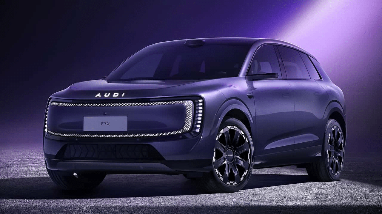 O SUV de luxo Audi E7X
