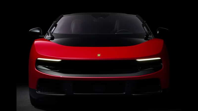 Ferrari Luce, visão frontal