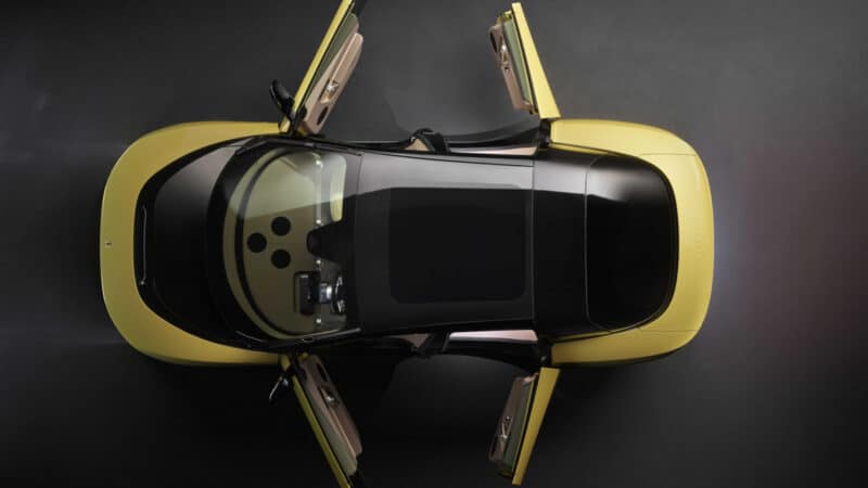 Ferrari Luce, vista superior