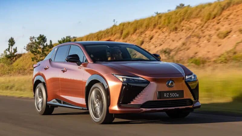 Visão geral do LExus RZ 500e