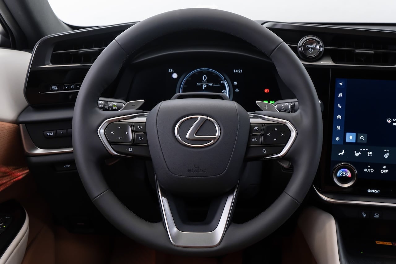 Volante do Lexus RZ 500e