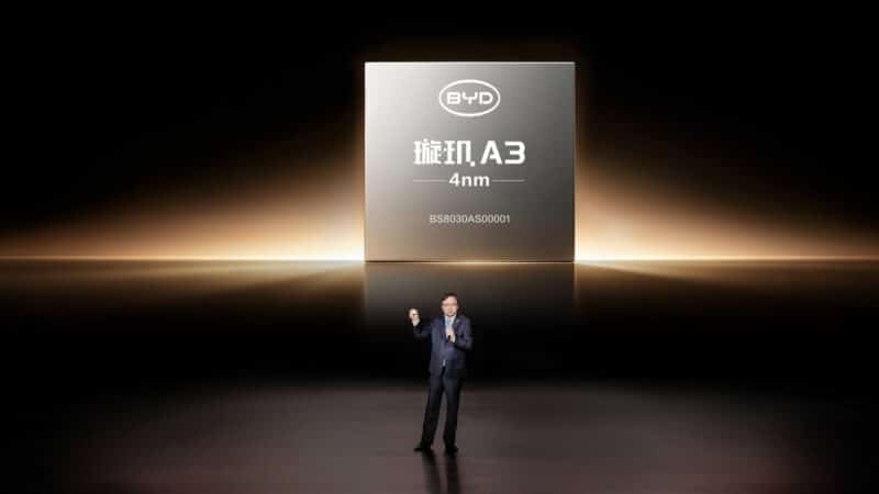 BYD lança chip de 4 nm, o Xuanji A3