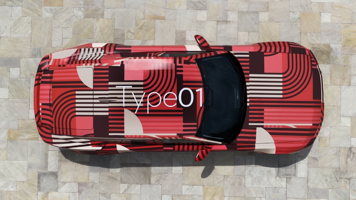 Teto do Jaguar Type 01