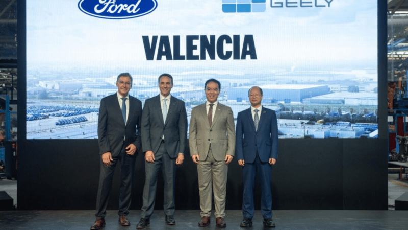 Ford e Geely anunciam parceria para construção de carros na Espanha