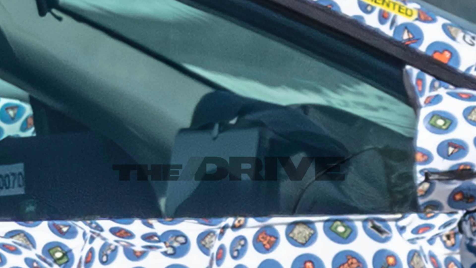 Cabine da picape elétrica da Ford com ampla tela multimídia