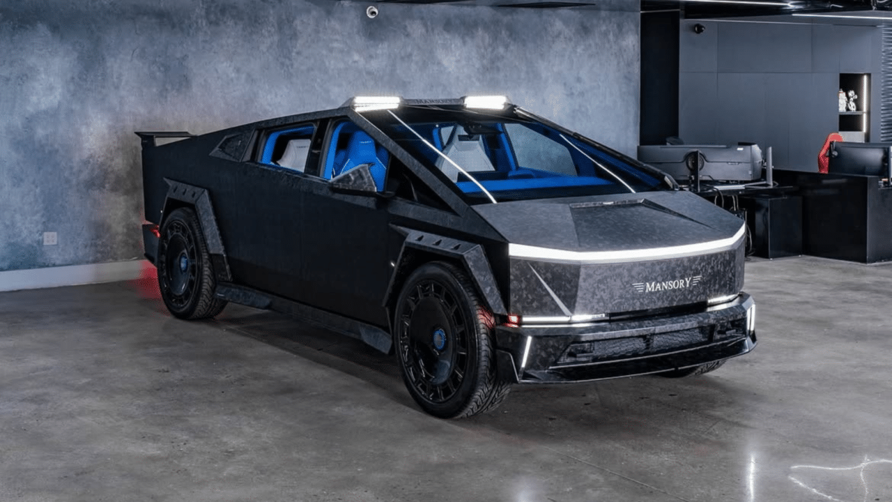 Tesla Cybertruck de Jake Paul: lançamento da Mansory