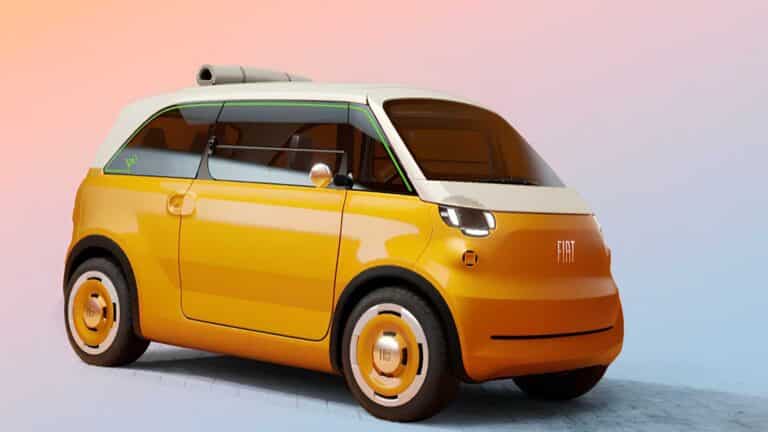 Fiat apresenta conceito Multiplina, microcarro elétrico de quatro lugares inspirado no modelo “cult” do passado
