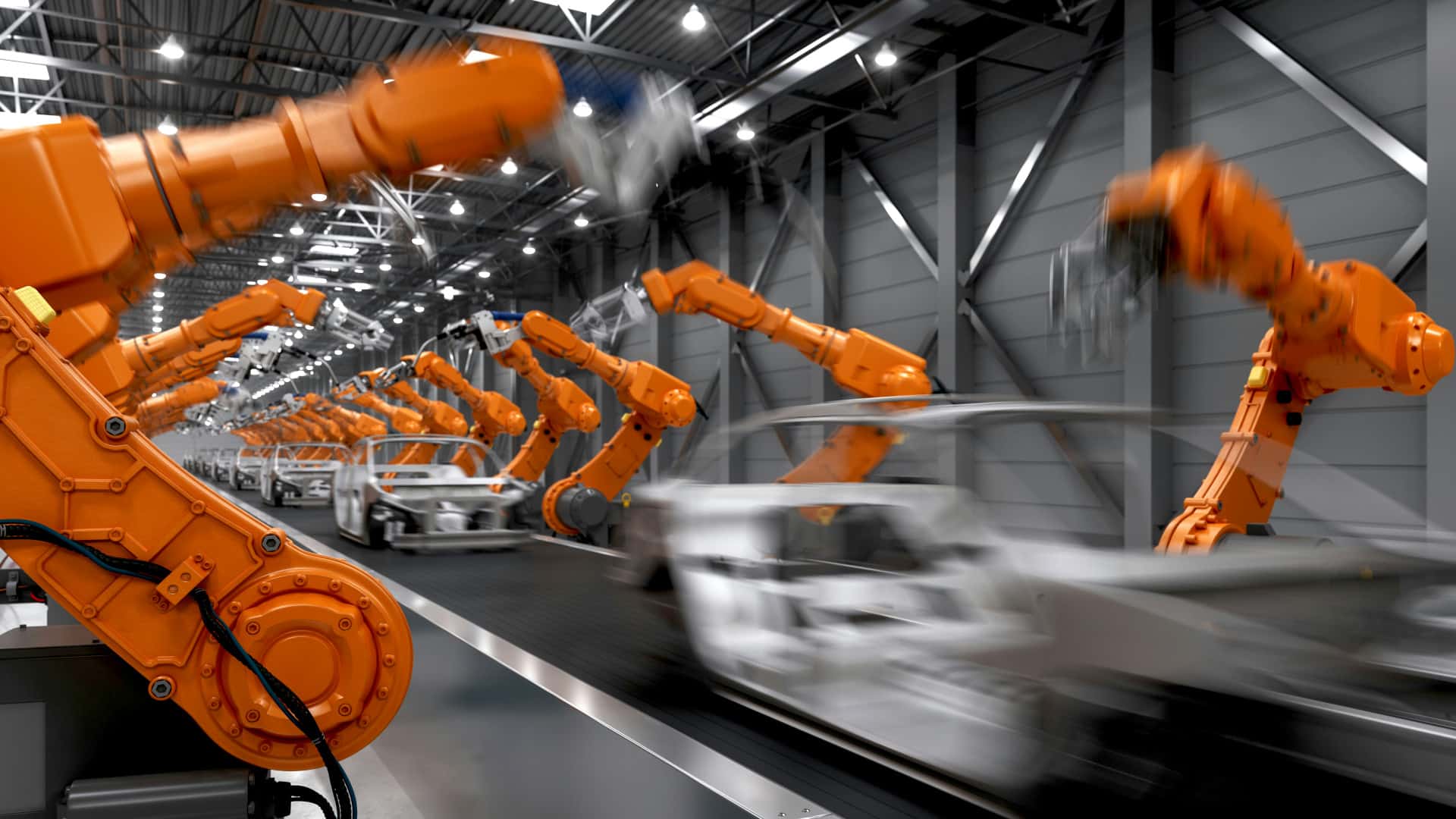 Linha de produção de carros