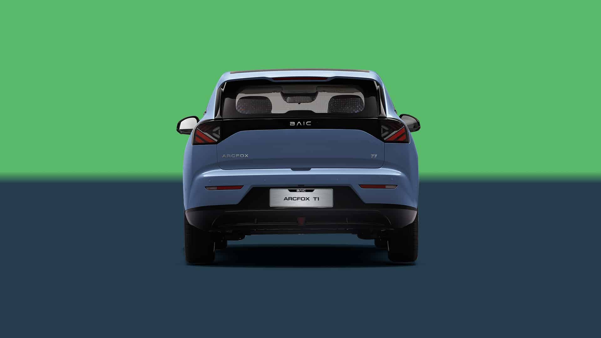 Baic Arcfox T1, traseira