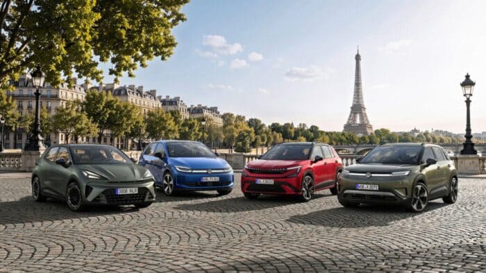 Grupo Volkswagen lança quatro novos elétricos acessíveis (para a Europa) no Salão de Paris