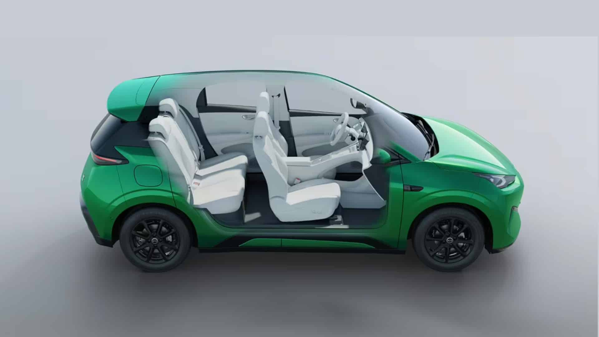 Novo Dolphin Mini, diagrama do interior
