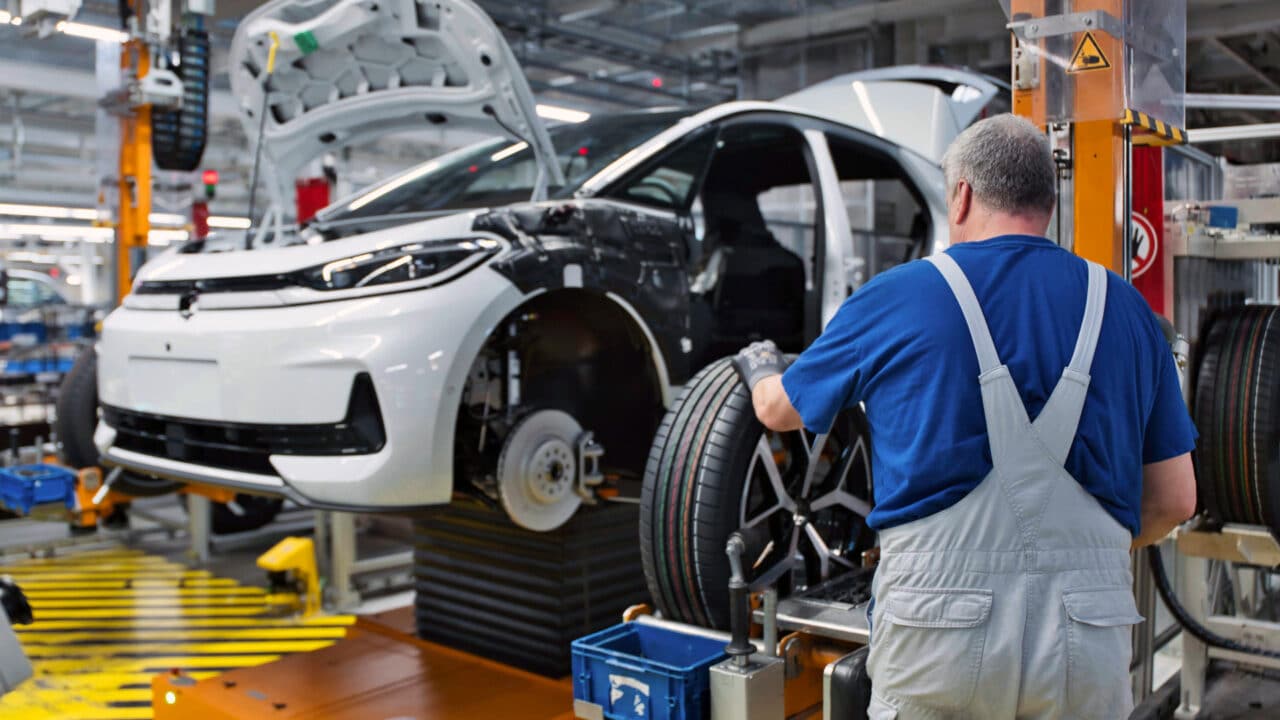 Produção do VW ID.3 Neo na planta de Zwickau, Alemanha