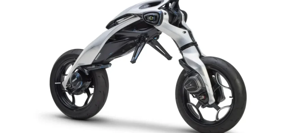 Drone de duas rodas elétrco Yamaha MOTOROiD:Λ