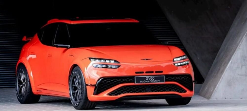Geneis GV60 Magma Conceito do carro Genesis GV60 Magma