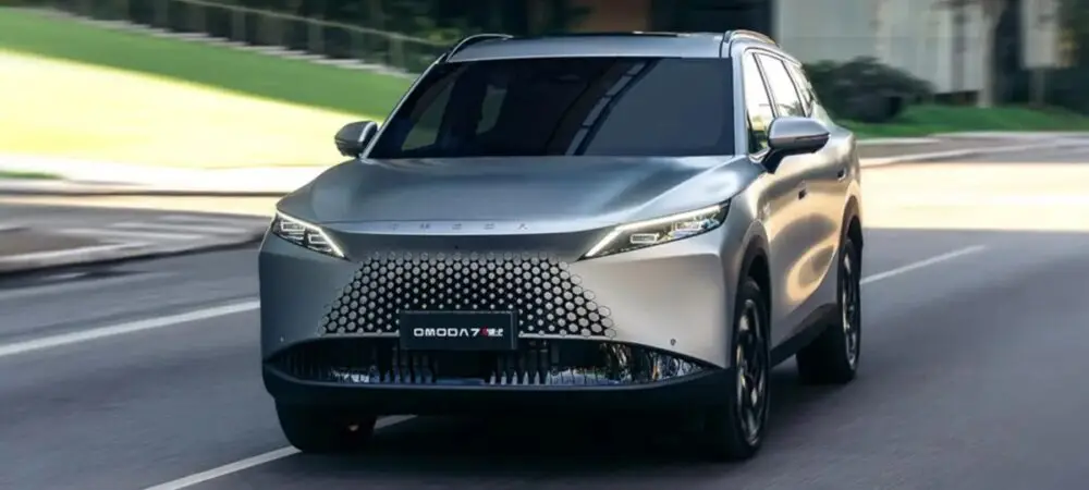 Foto promocional do carro Omoda 7