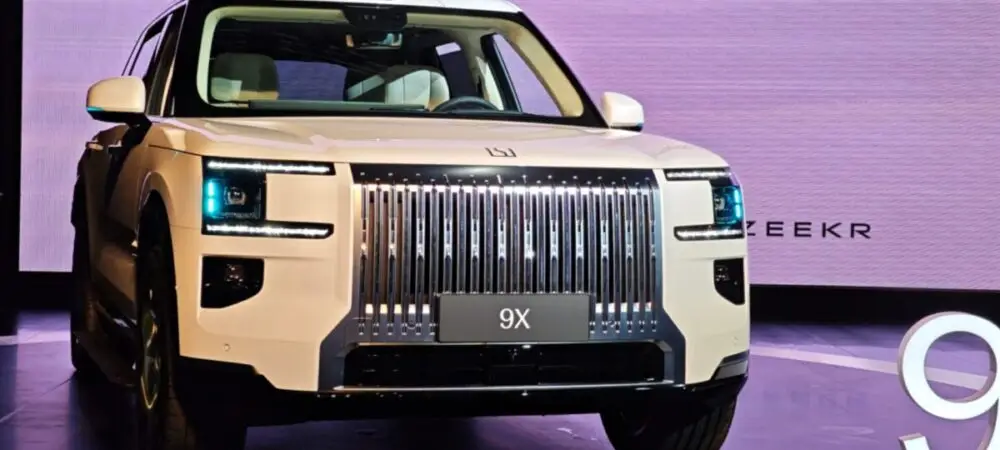 Imagem do SUV full size Zeekr 9X na China