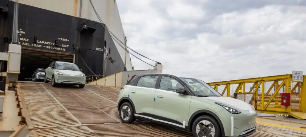 Chegada do Geely EX2 ao Porto de Paranaguá (PR) Chegada do Geely EX2 ao Porto de Paranaguá (PR)